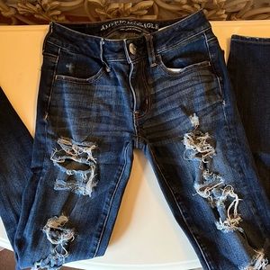 American Eagle Outfitters Size 00 Ripped Jeans